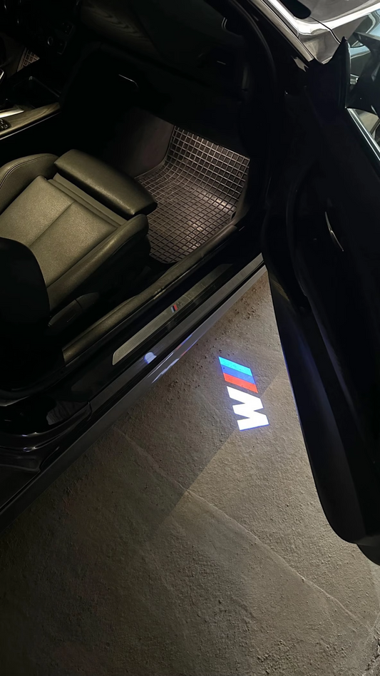 M Performance logolliset projektorivalot oviin ; 2kpl v2